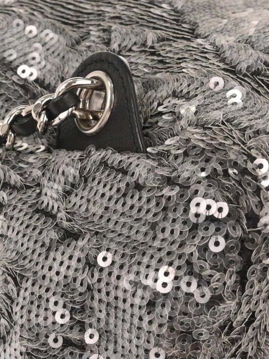 Chanel Gray Sequins Waterfall Backpack NQ02783 main image 10